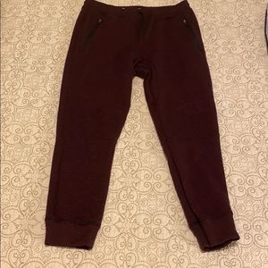 Maroon joggers